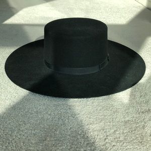 Wide Brim Wool Hat